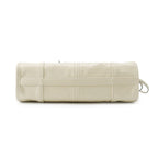 Prada Handbag Boni Mini Leather Triangle Logo 2-Way Shoulder White — view 3