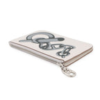 Hermes Card Case Zip Azap Chaine D'ancre Glisper Mangalore Gris Perle Silver — view 2
