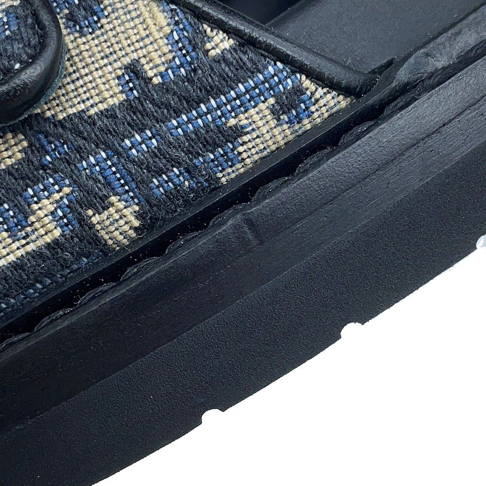Dior Sandals Aqua Oblique Jacquard 41 Trotter Shoes — view 8