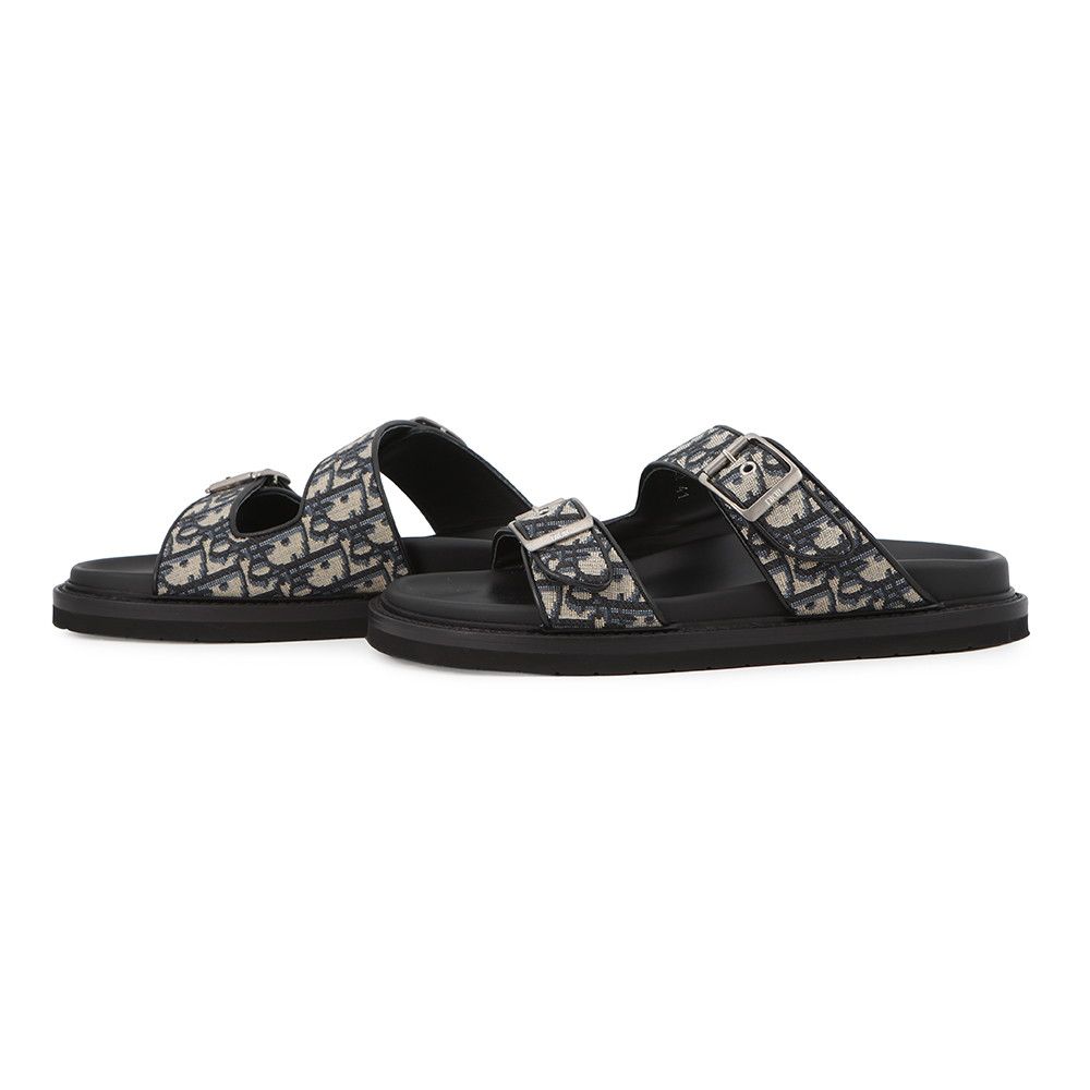 Dior Sandals Aqua Oblique Jacquard 41 Trotter Shoes — view 2