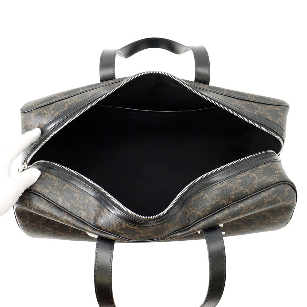 Celine Boston Bag Triomphe Leather — view 5
