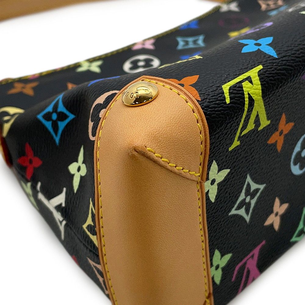 Louis Vuitton Shoulder Bag Monogram Multicolor Eliza Black — view 6