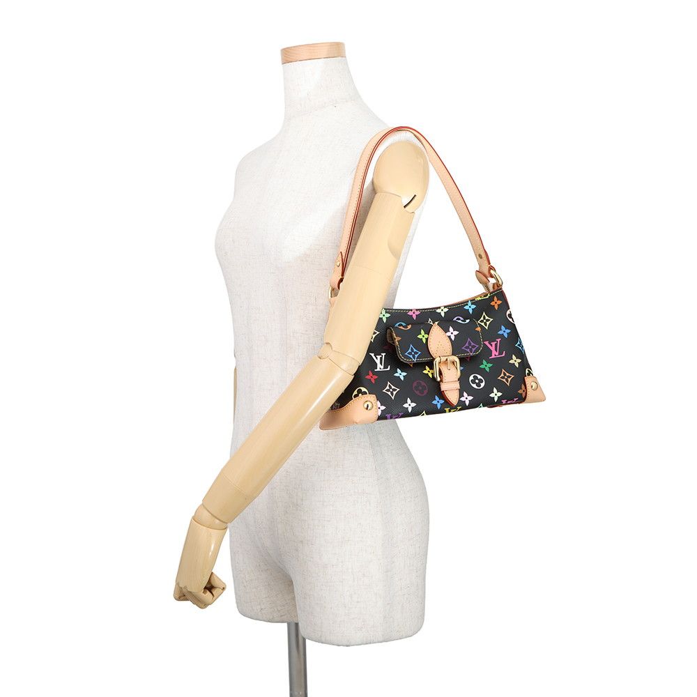 Louis Vuitton Shoulder Bag Monogram Multicolor Eliza Black — view 4