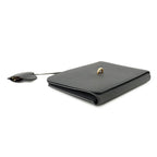 Hermes Note Cover Carnet Sheet Black Gold Swift Animapolis Card Holder — view 2
