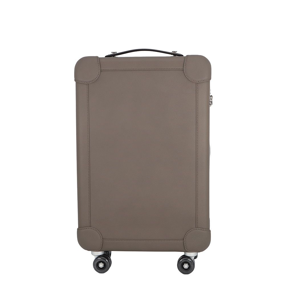 Hermes Carry Case Ro Ring Mobility Suitcase Etain Black Silver Taurillon