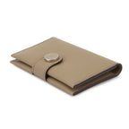 Hermes Card Case Beige Silver Color Business Holder — view 2