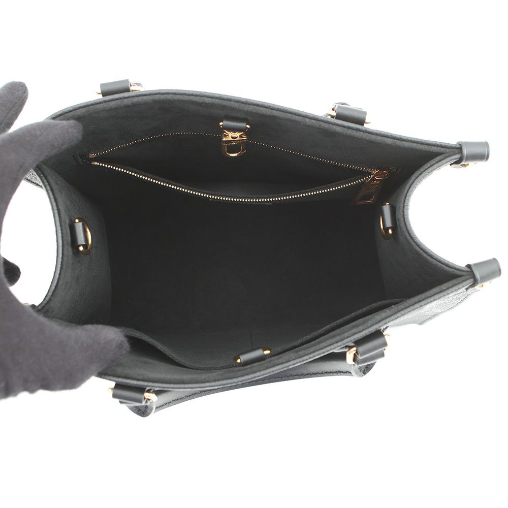 Louis Vuitton Handbag Monogram Empreinte On The Go PM Black 2-Way — view 6