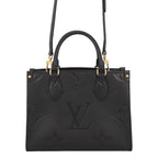 Louis Vuitton Handbag Monogram Empreinte On The Go PM Black 2-Way