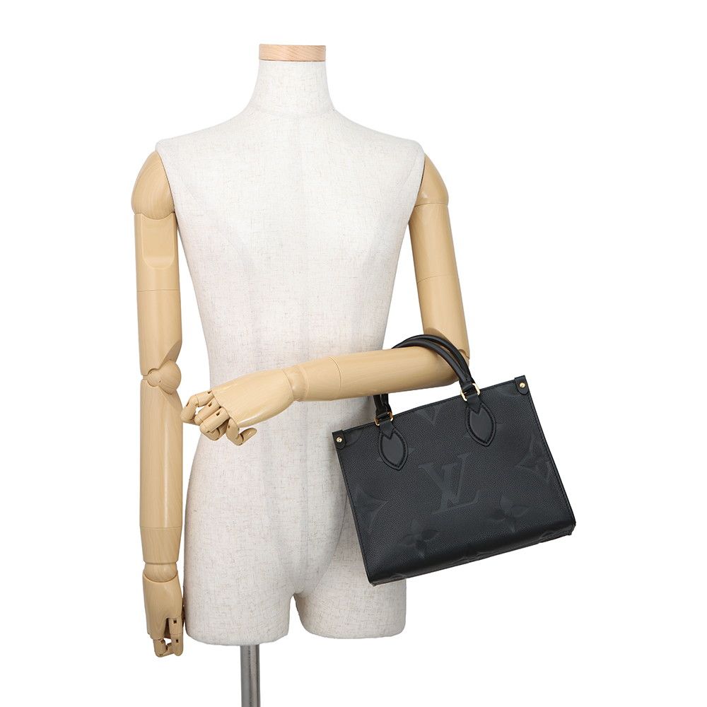 Louis Vuitton Handbag Monogram Empreinte On The Go PM Black 2-Way — view 4