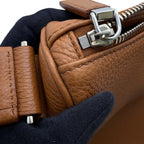 Prada Shoulder Bag Vitello Daino Gray Leather — view 8