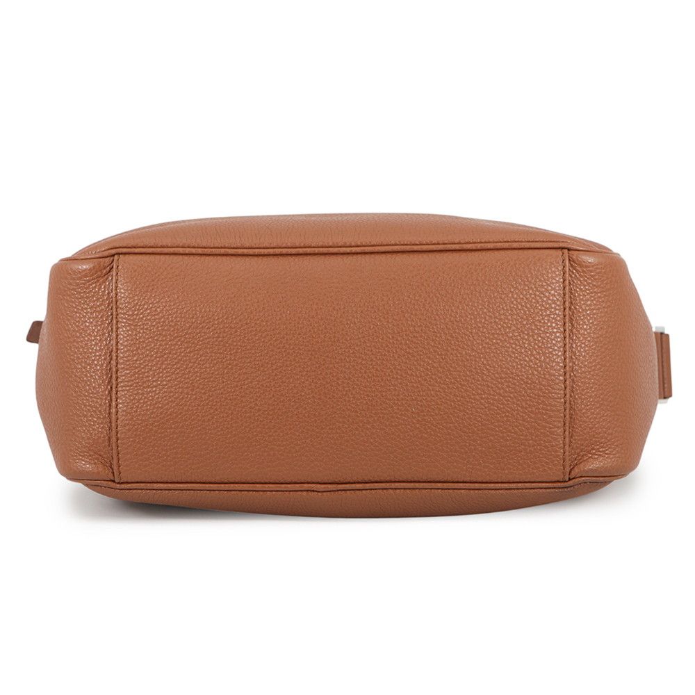Prada Shoulder Bag Vitello Daino Gray Leather — view 3
