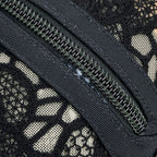 Chanel Short Boots CC Logo Embroidery Grosgrain 37 1 2C Shoes Black — view 7