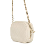 Chanel Chain Shoulder Bag Quilted CC Logo Leather — view 2