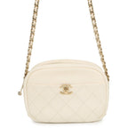 Chanel Chain Shoulder Bag Quilted CC Logo Leather
