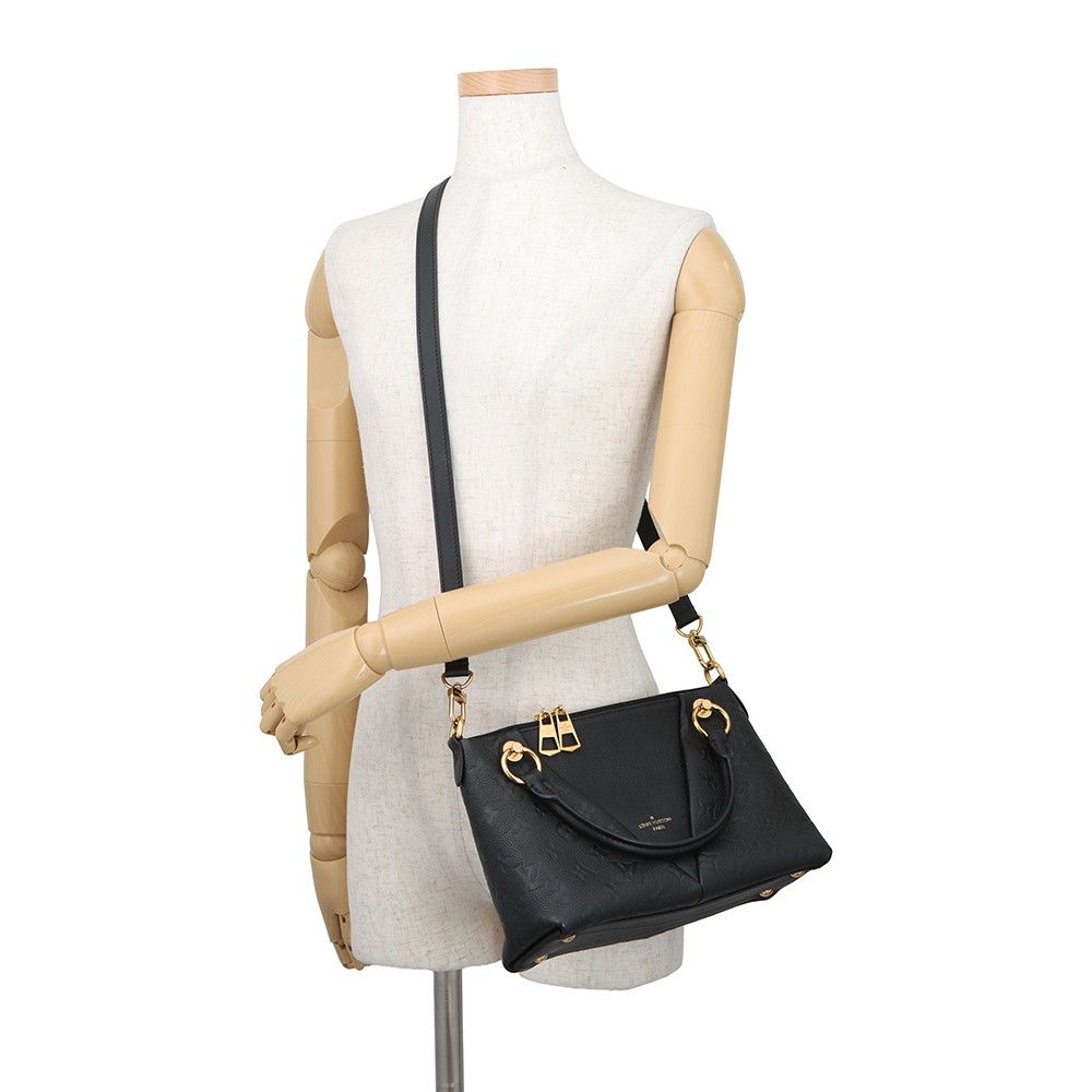 Louis Vuitton Monogram Empreinte Tote BB 2-Way Shoulder Bag Black — view 5