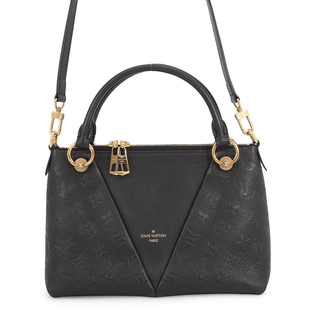 Louis Vuitton Monogram Empreinte Tote BB 2-Way Shoulder Bag Black