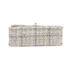 Chanel Chain Shoulder Bag CC Logo Quilted Single Flap Tweed — view 3