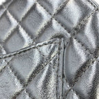 Chanel Chain Shoulder Bag Quilted CC Logo Heart — view 8