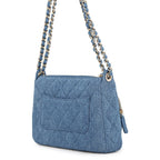 Chanel Chain Shoulder Bag Quilted CC Logo Denim 2-Way — view 2