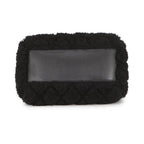 Chanel Handbag Quilted CC Logo Mini Boston Shearling 2-Way Black — view 3