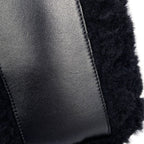Chanel Handbag Quilted CC Logo Mini Boston Shearling 2-Way Black — view 7