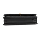 Chanel Chain Wallet Quilted CC Logo Coin Motif Caviar Leather Black Shoulder — view 3