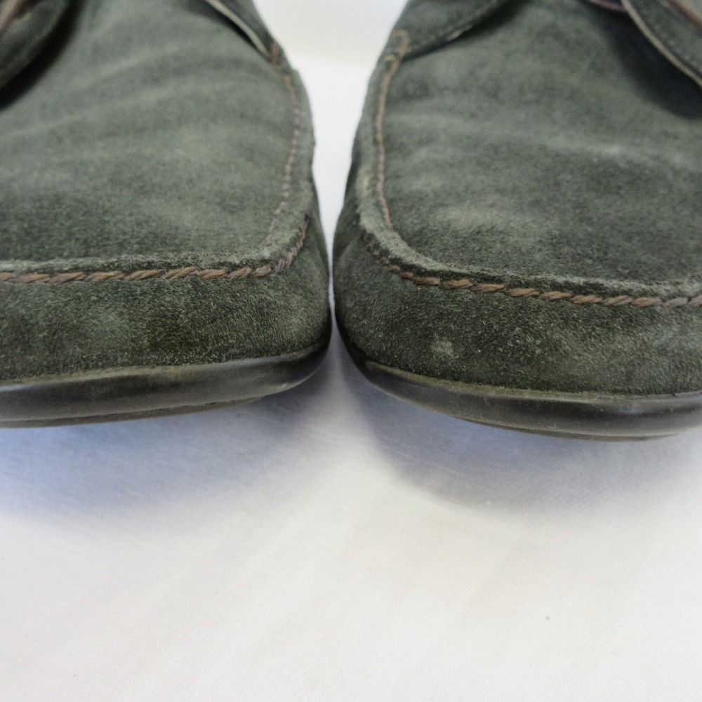 Hermes Suede Leather Chukka Boots 42.5 Green — view 9