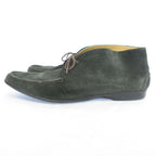 Hermes Suede Leather Chukka Boots 42.5 Green — view 2