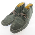 Hermes Suede Leather Chukka Boots 42.5 Green