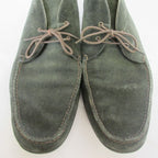 Hermes Suede Leather Chukka Boots 42.5 Green — view 4