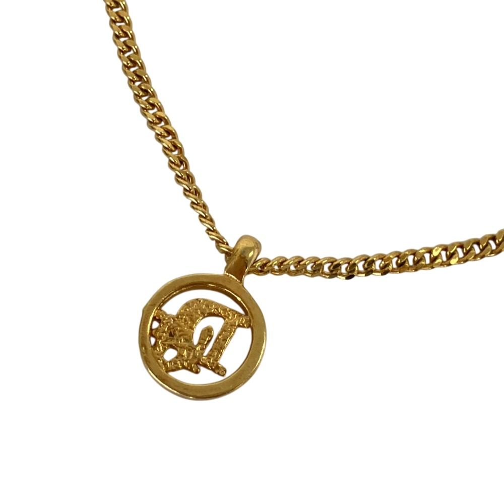 Dior Vintage Logo Pendant Gold Plated — view 2