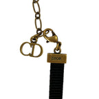 Dior J'a J'adior Logo Choker Necklace Gold — view 3