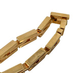 Prada Metal Enamel Chain Bracelet Gold Color Orange — view 6