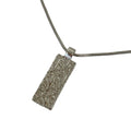 Dior Vintage Trotter Rhinestone Necklace Silver