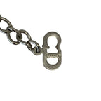 Dior Vintage Trotter Rhinestone Necklace Silver — view 4