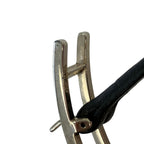 Hermes Hapi 3 Triple Strand Leather Bracelet Black Silver — view 4