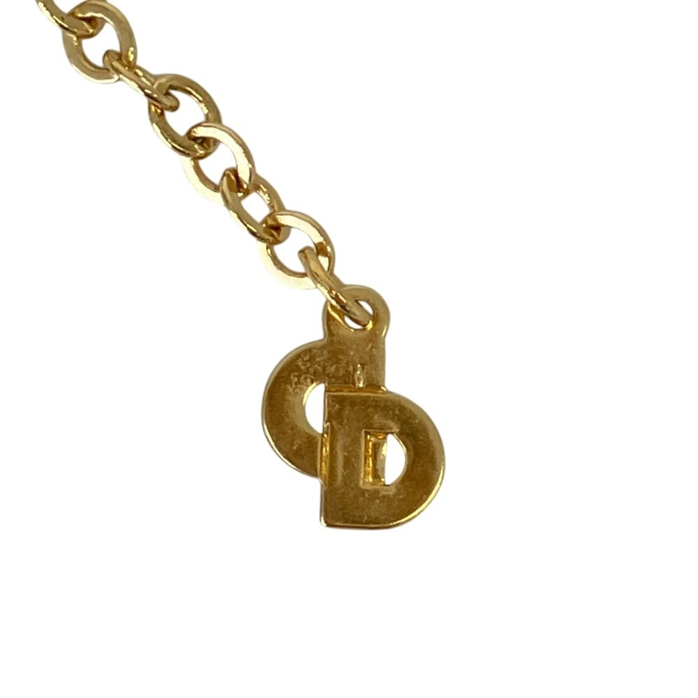 Dior Vintage Logo Chain Pendant Gold Plated — view 5