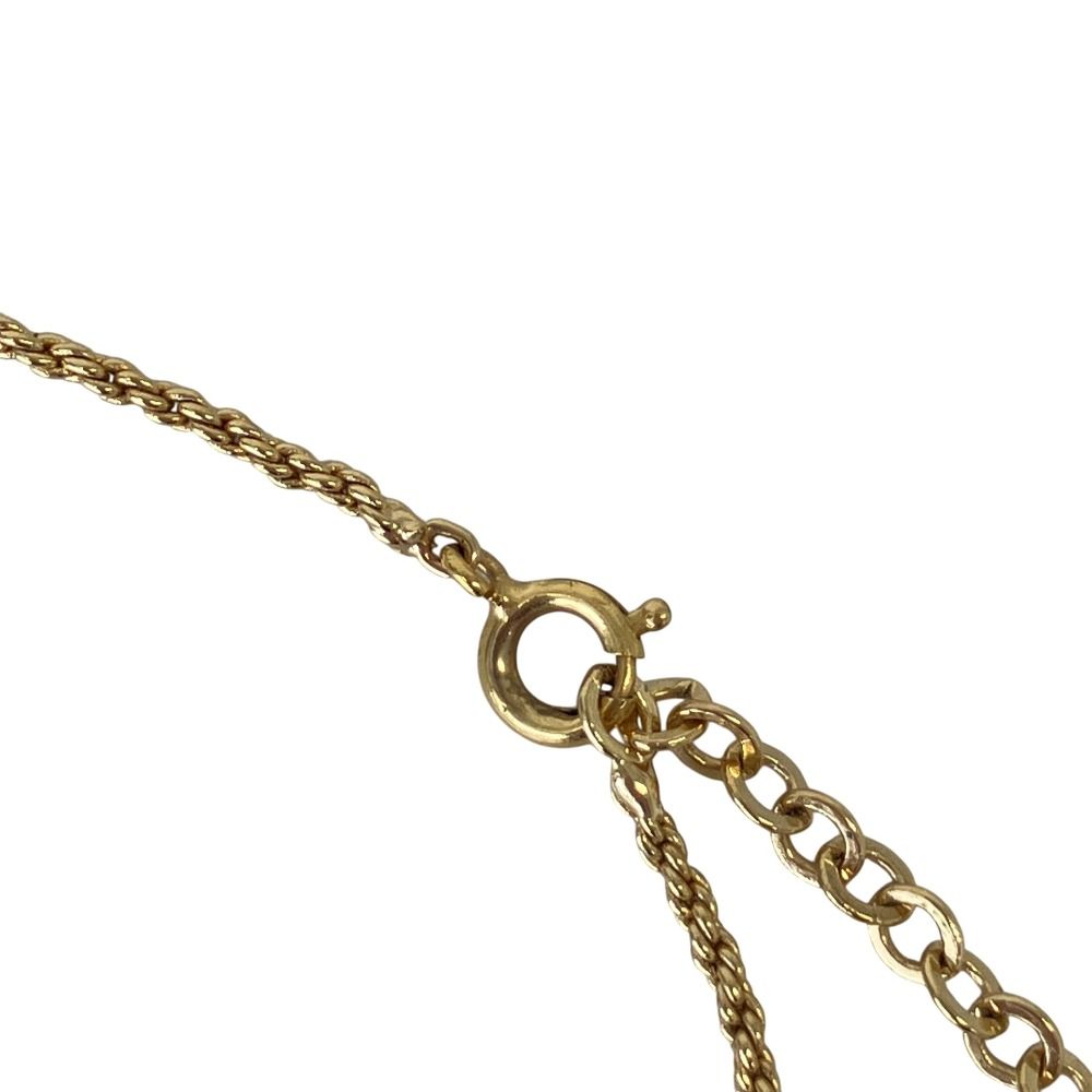 Dior Vintage Logo Chain Pendant Gold Plated — view 4