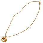 Dior Vintage Logo Snake Chain Necklace Gold Plated — view 5