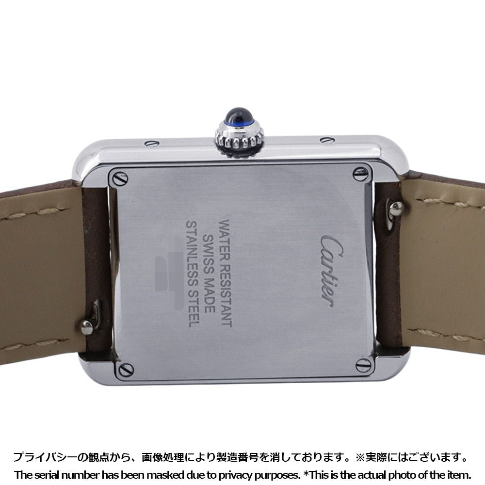 Cartier Tank Solo SM Watch Silver Dial Quartz — view 3
