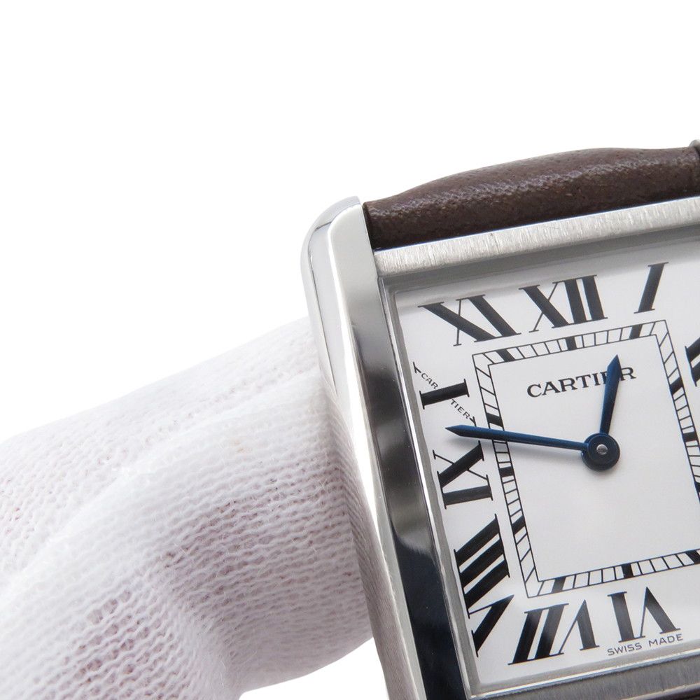 Cartier Tank Solo SM Watch Silver Dial Quartz — view 5