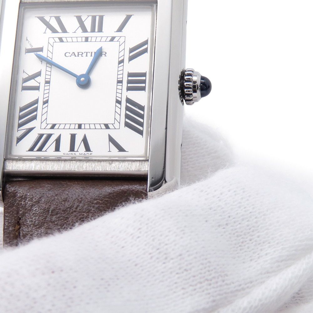 Cartier Tank Solo SM Watch Silver Dial Quartz — view 6