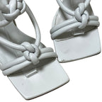 Bottega Veneta Leather Strap Sandals 36.5 White — view 6