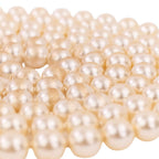 Chanel CC Logo Pearl Necklace Gold — view 8