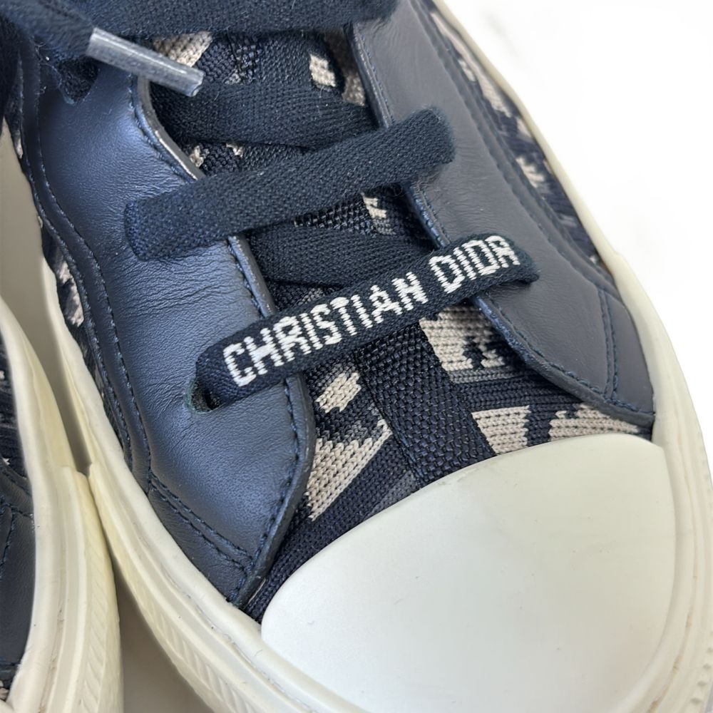 Dior Walk'n' Oblique Sneakers 35.5 Navy White — view 6