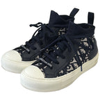 Dior Walk'n' Oblique Sneakers 35.5 Navy White