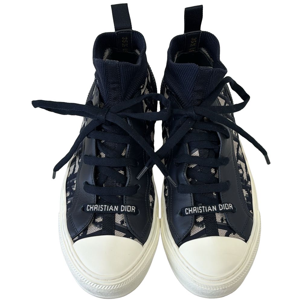 Dior Walk'n' Oblique Sneakers 35.5 Navy White — view 4