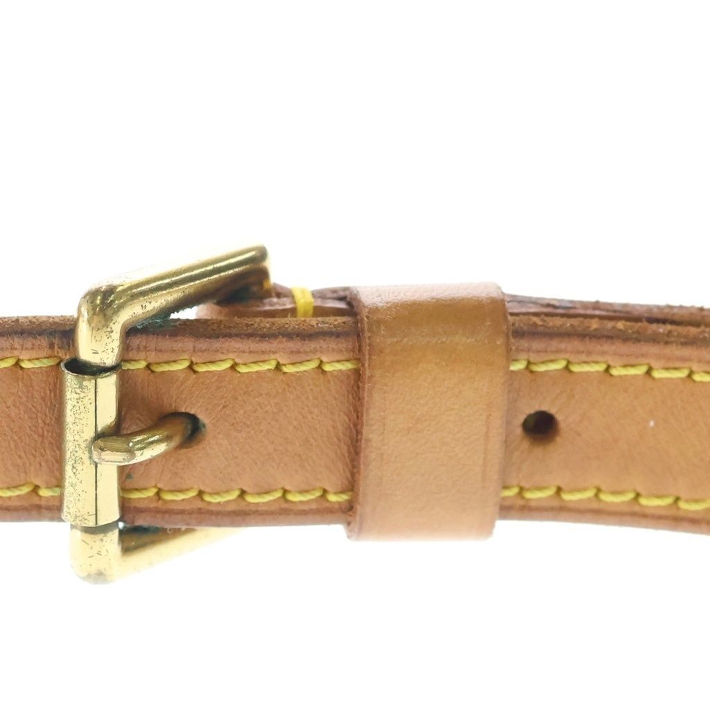 Louis Vuitton Monogram Musette Tango Shoulder Bag Brown Leather Gold — view 6