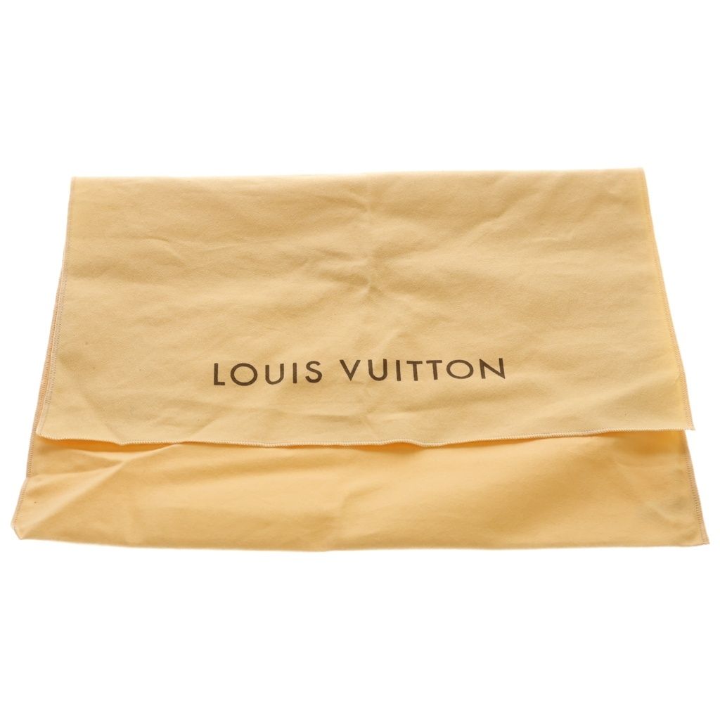 Louis Vuitton Damier Azur Neverfull PM Tote Ivory Brown Leather Gold — view 9