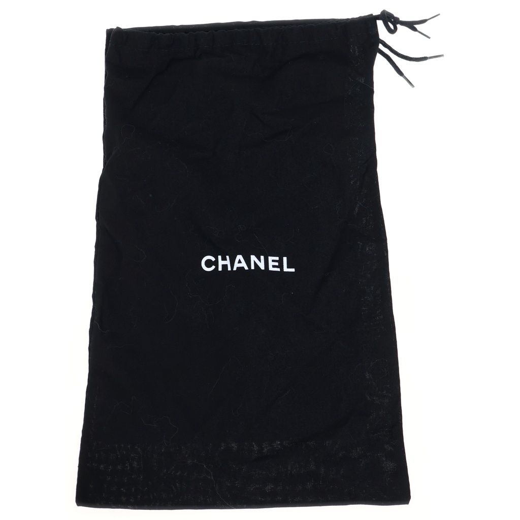 Chanel CC Logo Sandals Black — view 6
